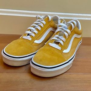 Vans Old Skool; Yellow, Size 7.5